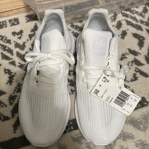 Adidas white sneakers